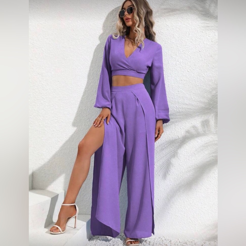 Elegant Purple Women's Jumpsuit